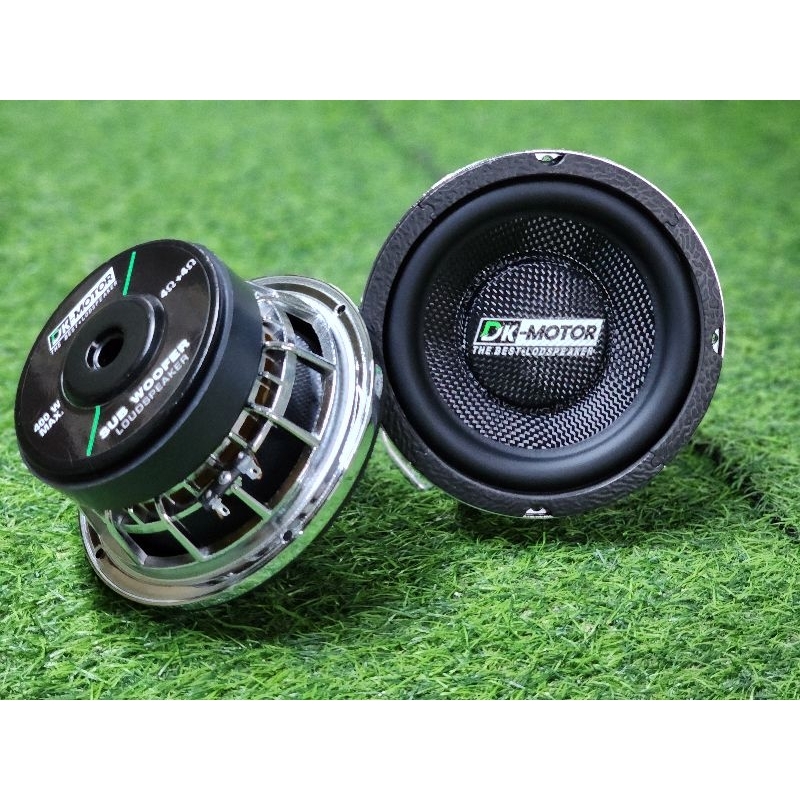 ดอกซับ6.5นิ้ว DK MOTOR หน้าแคปล่า หมวกแคปล่า โครงหล่อเงา วอยส์คู่ แม่เหล็ก120/20 v35 ดอกเบส 6.5" (1ด