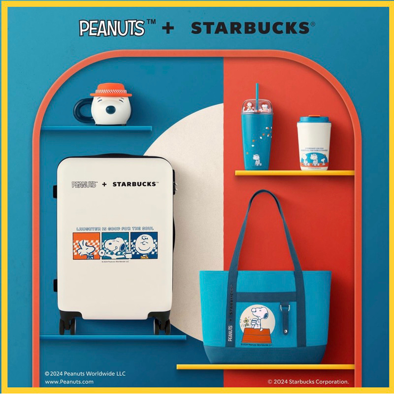 💯% Starbucks| Peanut™ | Snoopy Collections 2024 จำหน่ายแต่ของแท้จาก SHOP เท่านั้น!!