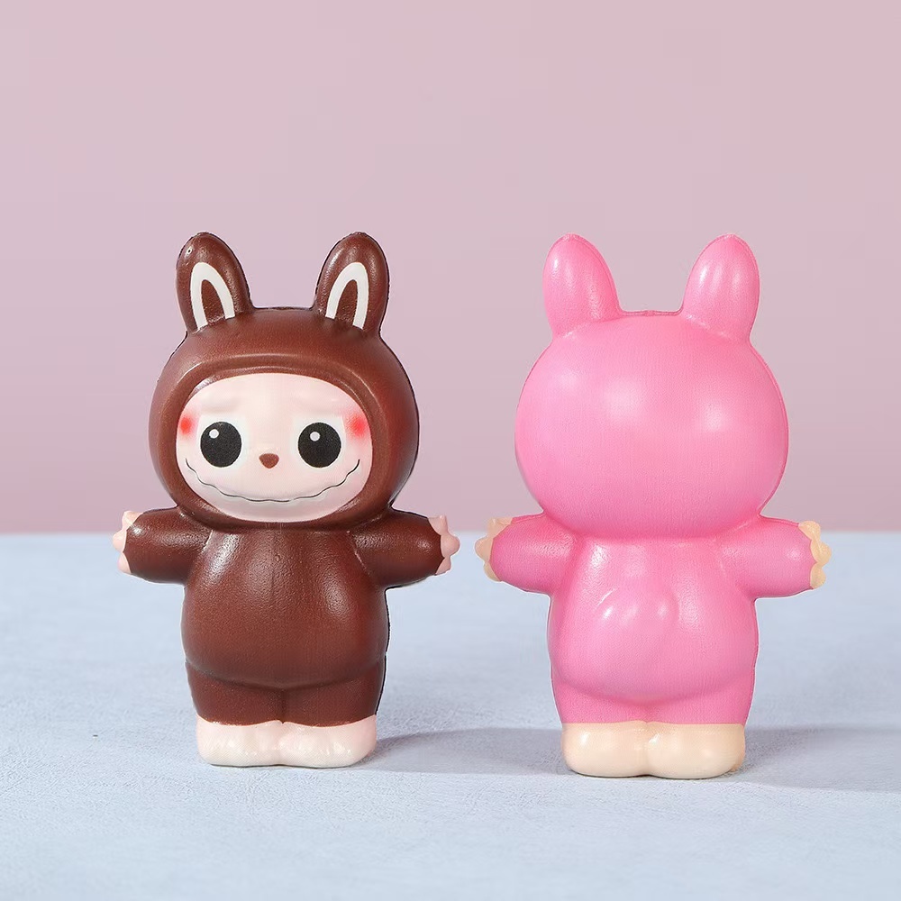 ใหม่ Labubu 12 สีจัดส่งแบบสุ่ม PU สิ่งประดิษฐ์การบีบอัดฟื้นตัวช้าของเล่นเดสก์ท็อปเครื่องประดับผู้ผลิตพร้อมสต็อก - รูปที่ 2