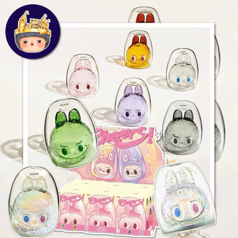 [จุ่ม/พร้อมส่ง] Labubu The Monster Cheers! - แก้วน้ำ