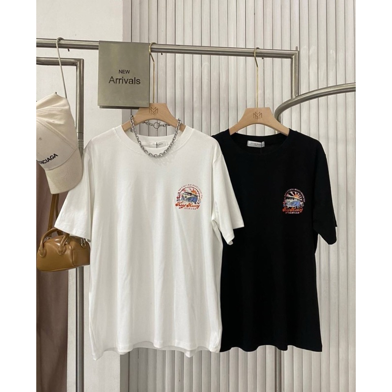 เสื้อยืดลายหน้าหลัง รถตู้ ป้าย it's me basic
