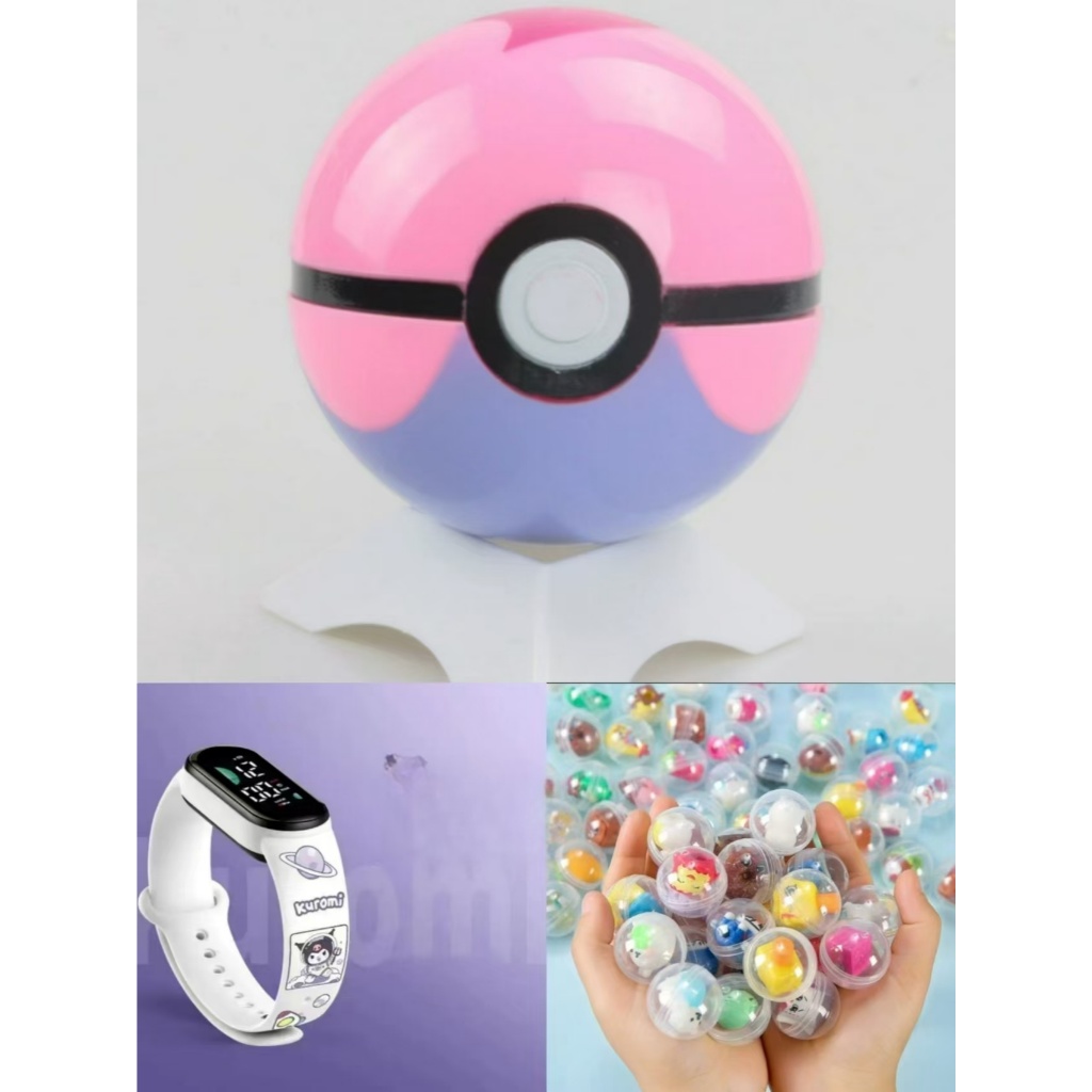 Poke ball นาฬิกาอิเล็กทรอนิกส์สามในหนึ่งเดียว
