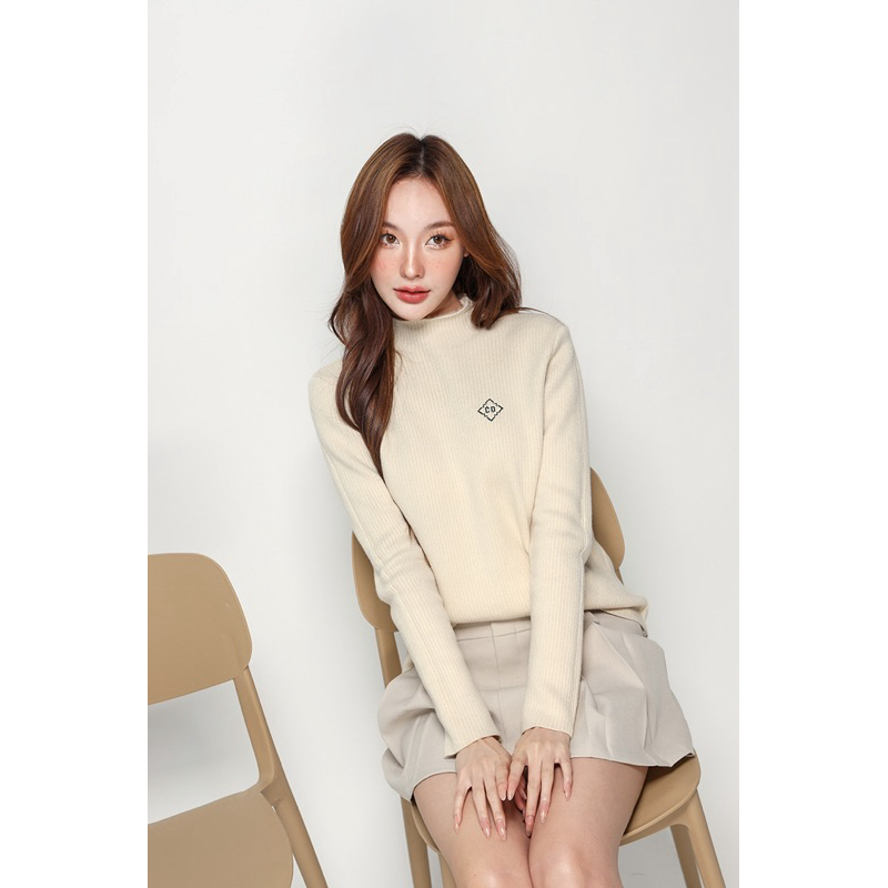 CO0590 CO CLASSIC KNITTING(ครีม)(Coatover)