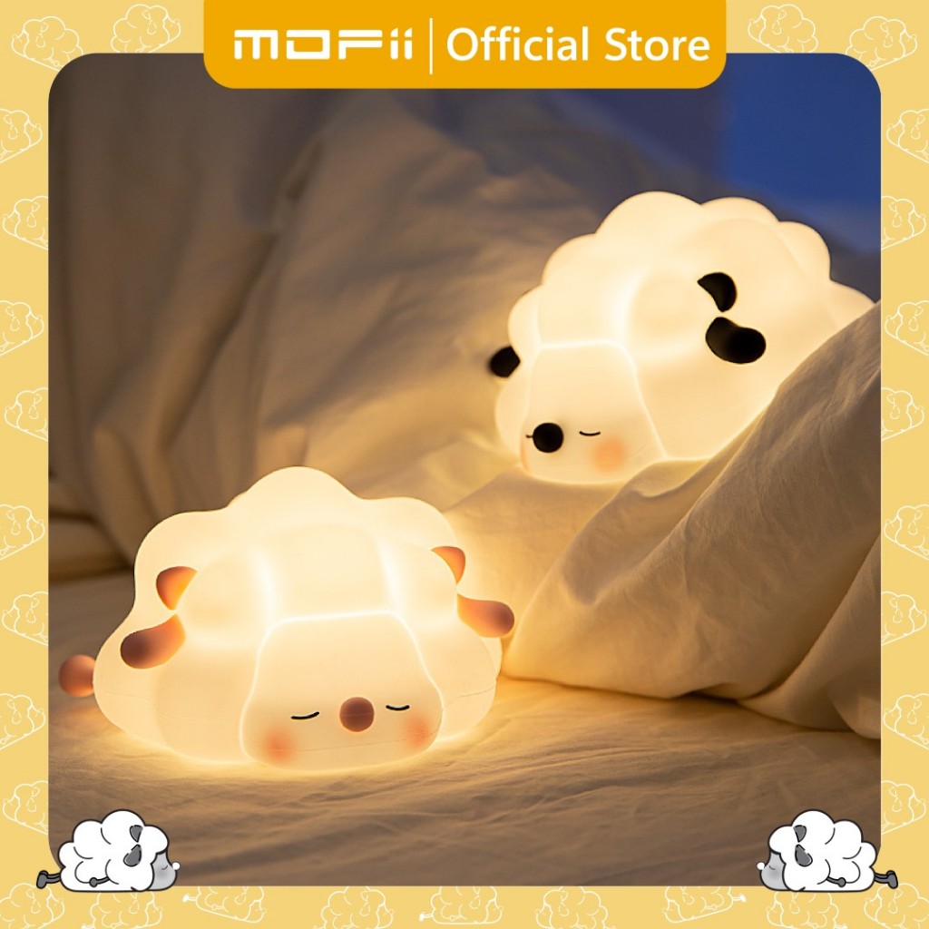 [ของแท้ รับประกันศูนย์ไทย]MOFii โคมไฟน่ารัก SLEEPING SHEEP แกะน้อยขี้เซา นุ่มนิ่มน่ารัก ปรับไฟได้