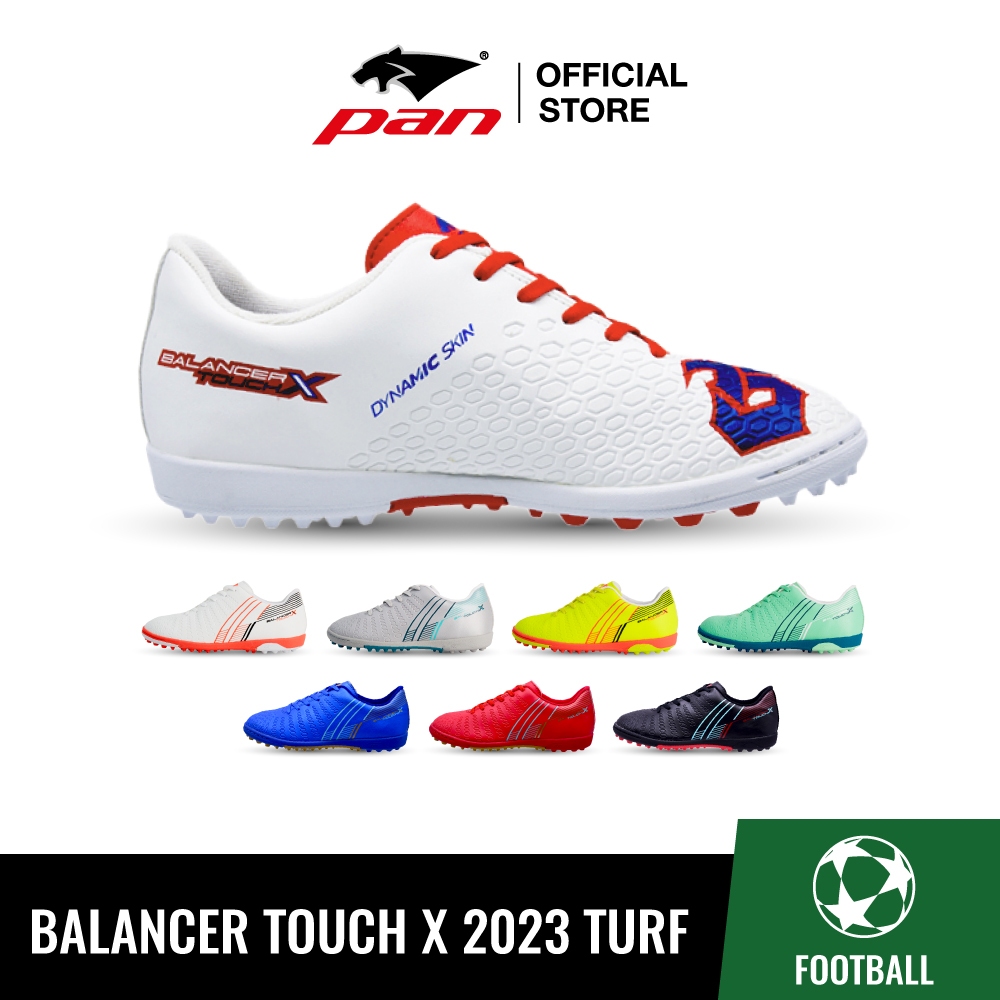 [PANTSDGWS ลด 100]  PAN รองเท้าฟุตบอล ร้อยปุ่ม ธีราทร บุญมาทัน BALANCER TOUCH X TURF T5 รหัส PF153B