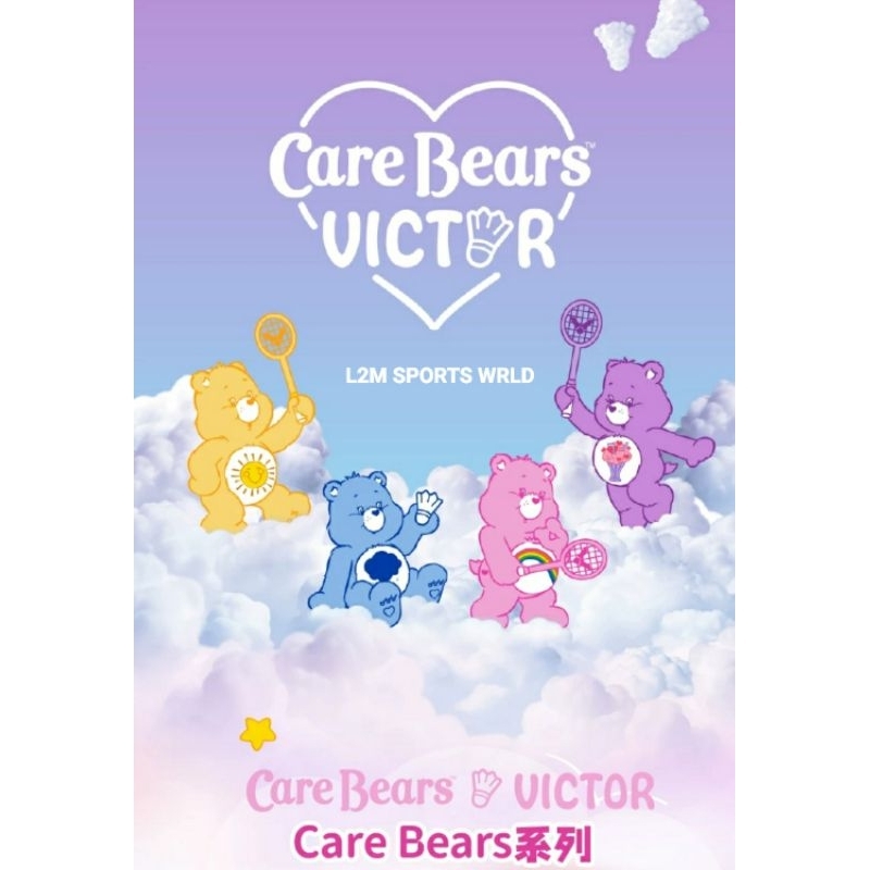 พร้อมส่ง.. VICTOR BADMINTON GRIP CARE BEARS กริปพันด้ามไม้แบดXiaoxinร่วมแบรนด์ชุดผลิตภัณฑ์ GR262CBC