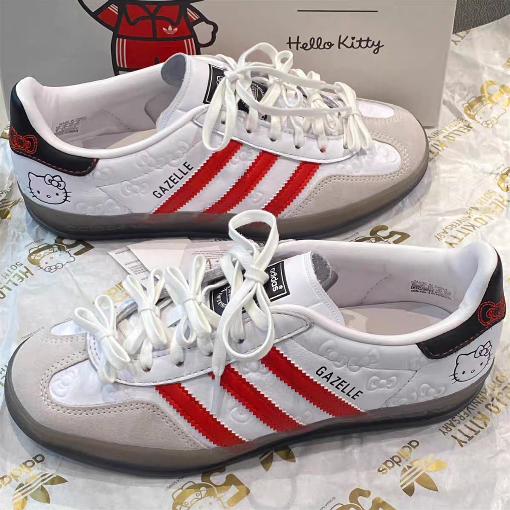 ADIDAS GAZELLE INDOOR X HELLO KITTY 50th ANNIVERSARY