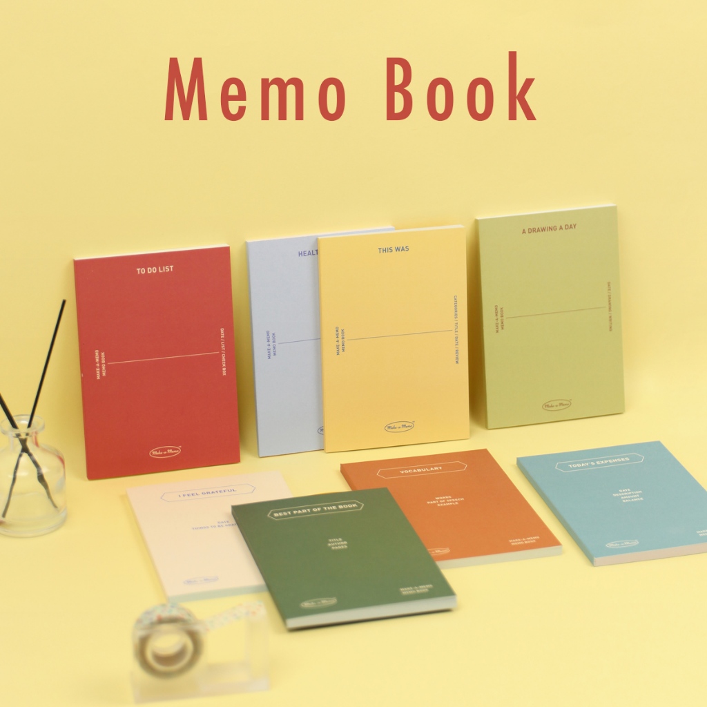 Make a Memo Memo Book สมุดบันทึก