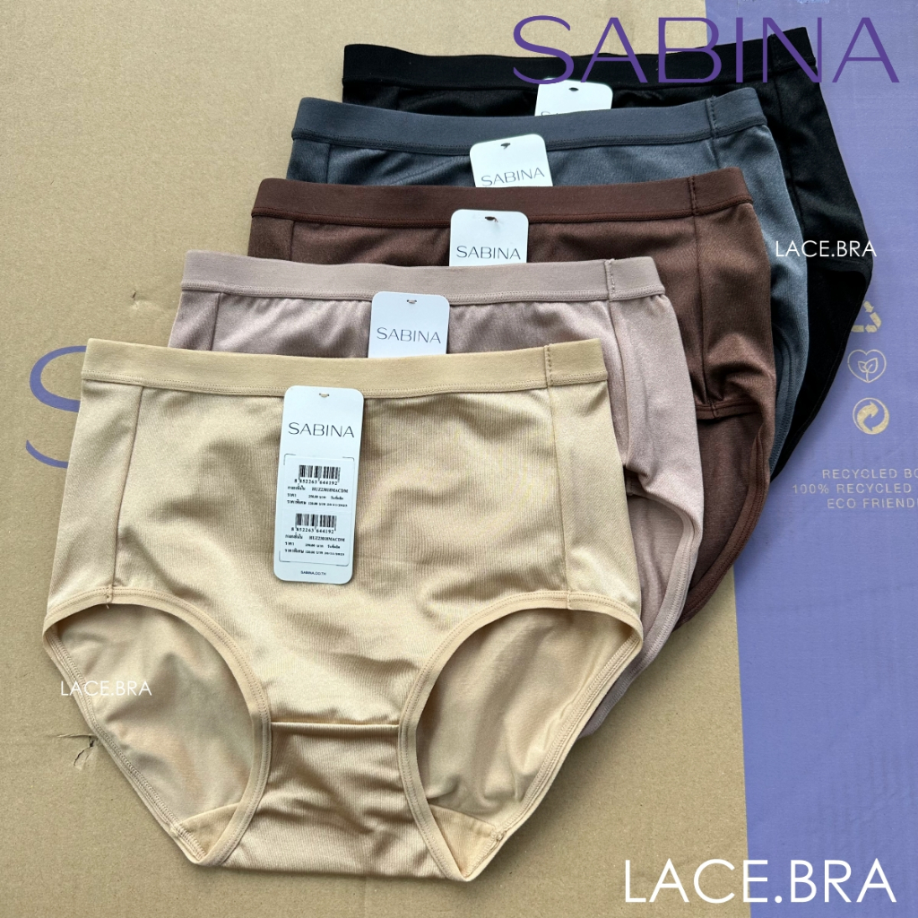 รหัส HUZH1015 HUZ23018 Sabina กางเกงชั้นใน Habpy Panty เบสิค ทรงครึ่งตัว รหัส HUZH1015BK สีดำ HUZH1015CL สีเนื้ออ่อน