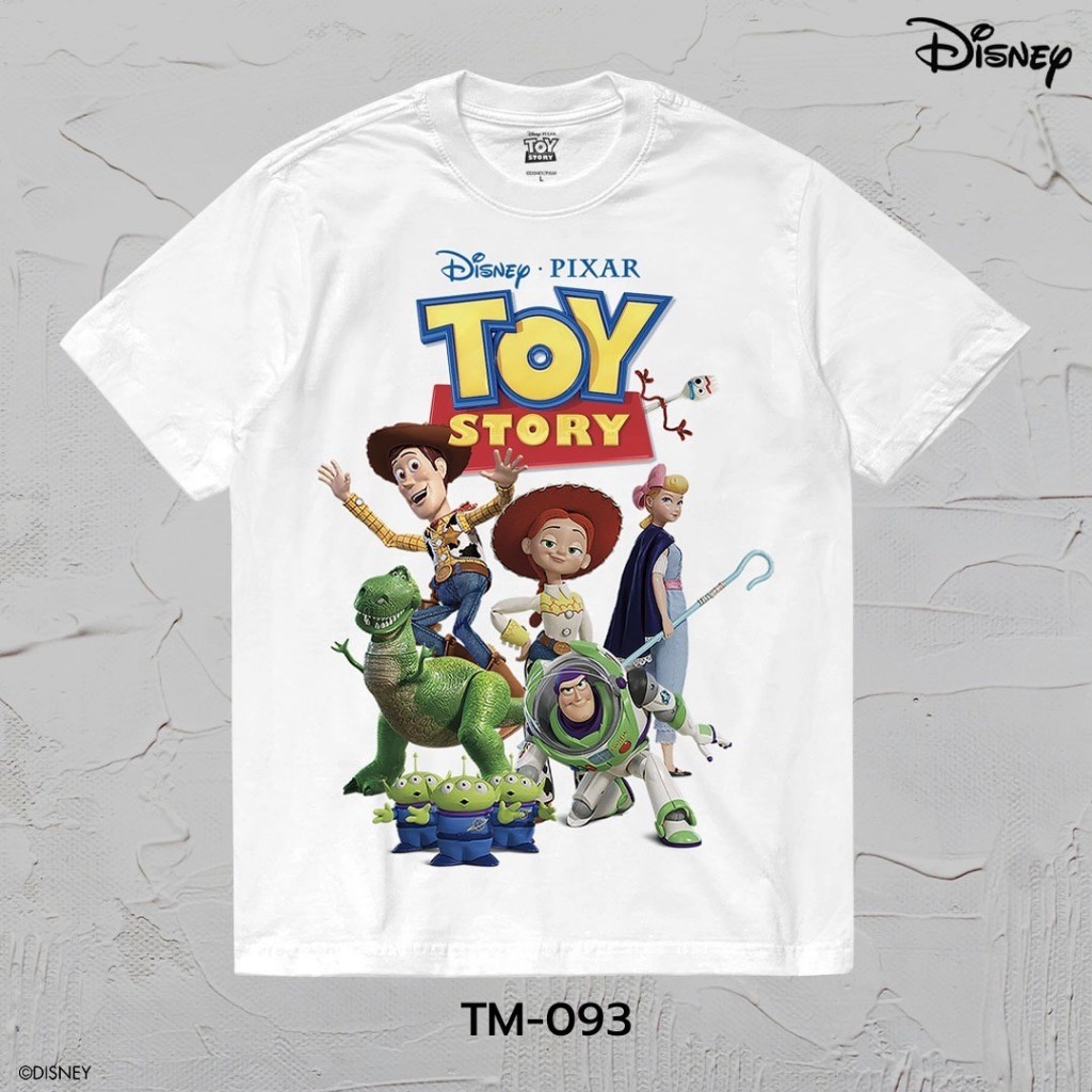 Power 7 Shop เสื้อยืดการ์ตูน Toy Story ลิขสิทธิ์แท้ DISNEY (TM-280)