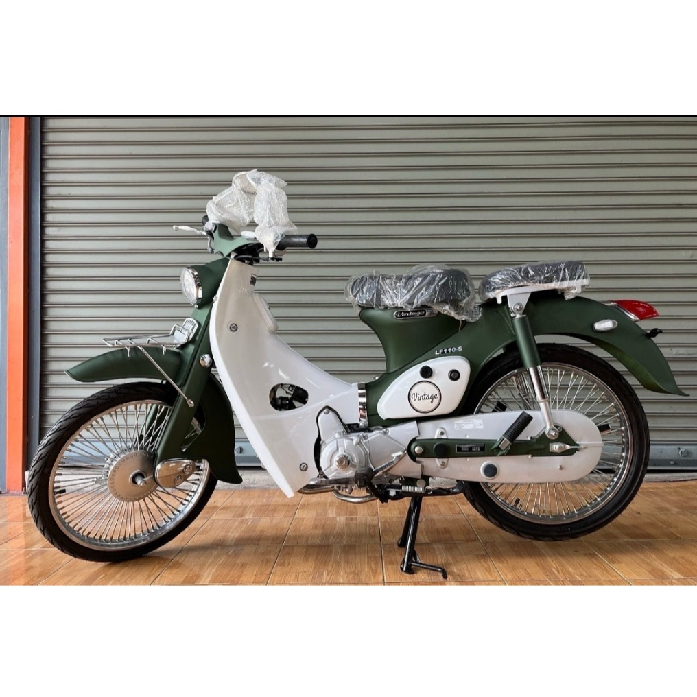 Lifan Vintage - ลี่ฟาน วินเทจ 110 cc. - มอเตอร์ไซค์ จดทะเบียน วิ่งออกถนนได้ คลาสสิค | KPNBIKE