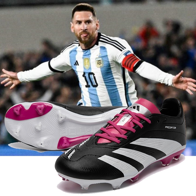 Adidas Predator FG รองเท้าสตั๊ด สนามหญ้า เหมาะกับเล่นฟุตบอลกลางแจ้ง สําหรับผู้ชาย รองเท้าสตาร์ท