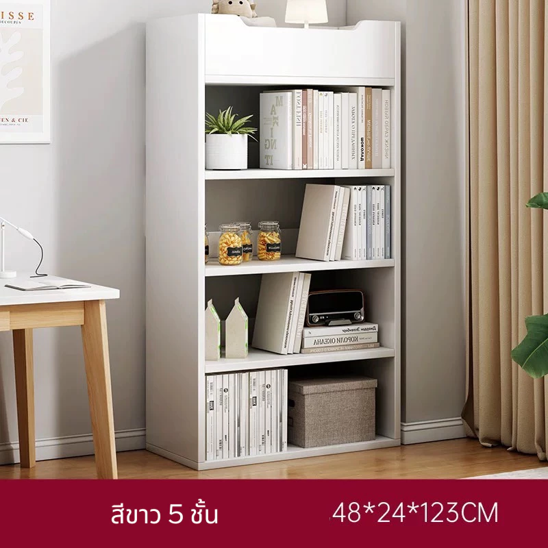 ชั้นวางของ ชั้นหนังสือ สไตล์มินิมอล ไม้คุณภาพดี thumbnail 10