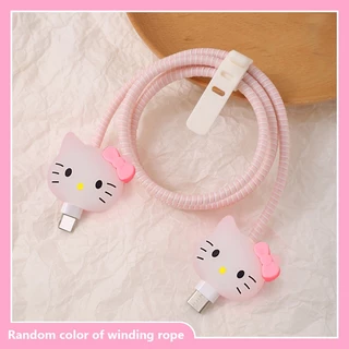 ฝาครอบป้องกันสายเคเบิลข้อมูล Charger Protector น่ารักน่ารัก Data Cable ฝาครอบป้องกันตุ๊กตาการ์ตูนฝาครอบป้องกัน