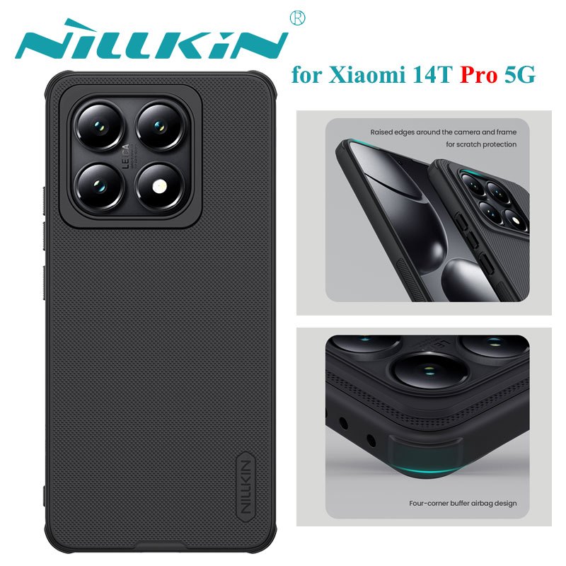 Nillkin for Xiaomi 14T Pro Case Super Frosted Pro Shockproof Back Cover xiaomi14tpro casing
