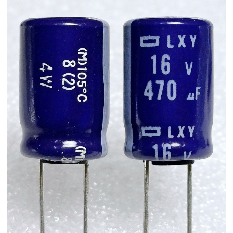 Nippon Chemi-Con LXY 470uf 16v capacitor ตัวเก็บประจุ คาปาซิเตอร์