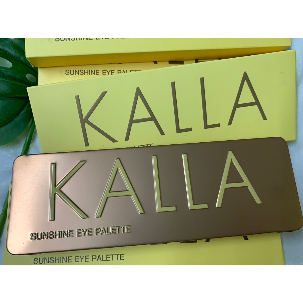 KALLA Sunshine Eye Palette คาลลา ซันไชน์ อาย พาเลท ทาตากล่องเหล็ก