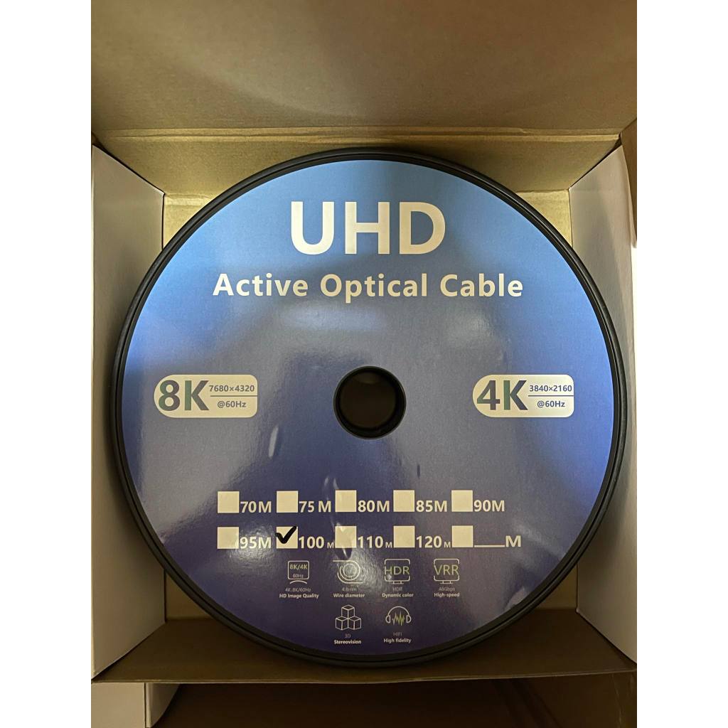 สาย HDMI FIBER OPTIC V2.1 8K 4K 30เมตร 40เมตร 50เมตร 100เมตร - รูปที่ 7