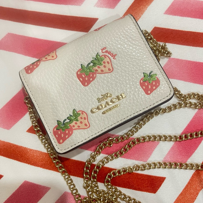 ✅Coach แท้💯%💕💕Mini Wallet On a Chain