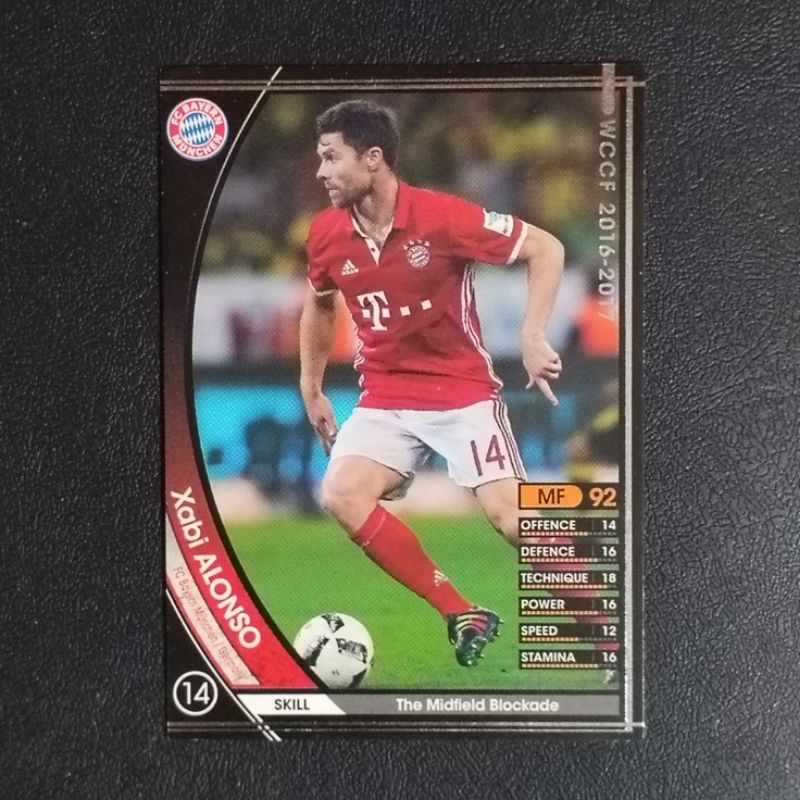 การ์ดฟุตบอล PANINI WCCF 2016-2017 SOCCER CARD (NO.98-389)