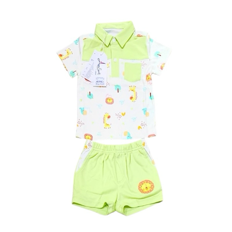 Enfant Amusant New Collection Cotton Bamboo ลายใหม่ชนช็อป ชุดเที่ยว ชุดหล่อ สำหรับเด็กอายุ 6เดือน-4ปี