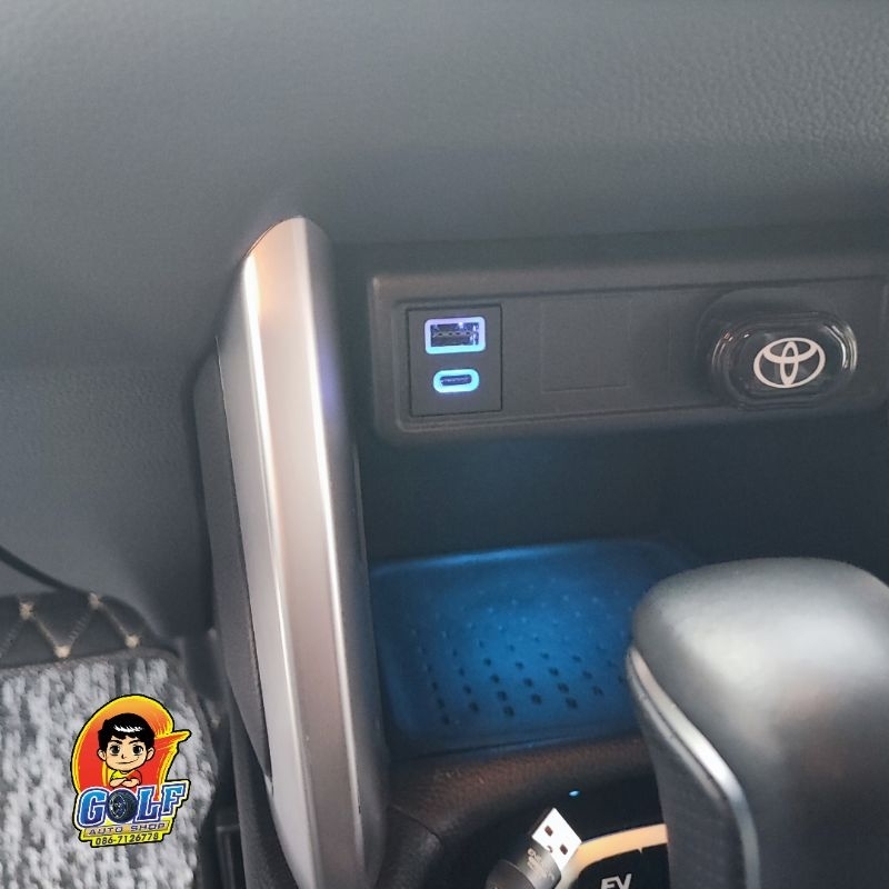 USB ชาร์ทเร็ว. สำหรับ Toyota cross ได้ทุกรุ่น