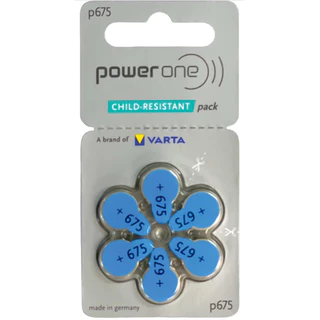 ถ่านประสาทหูเทียม Power One Implant Plus ผลิตในเยอรมัน หมดอายุ 02/2029