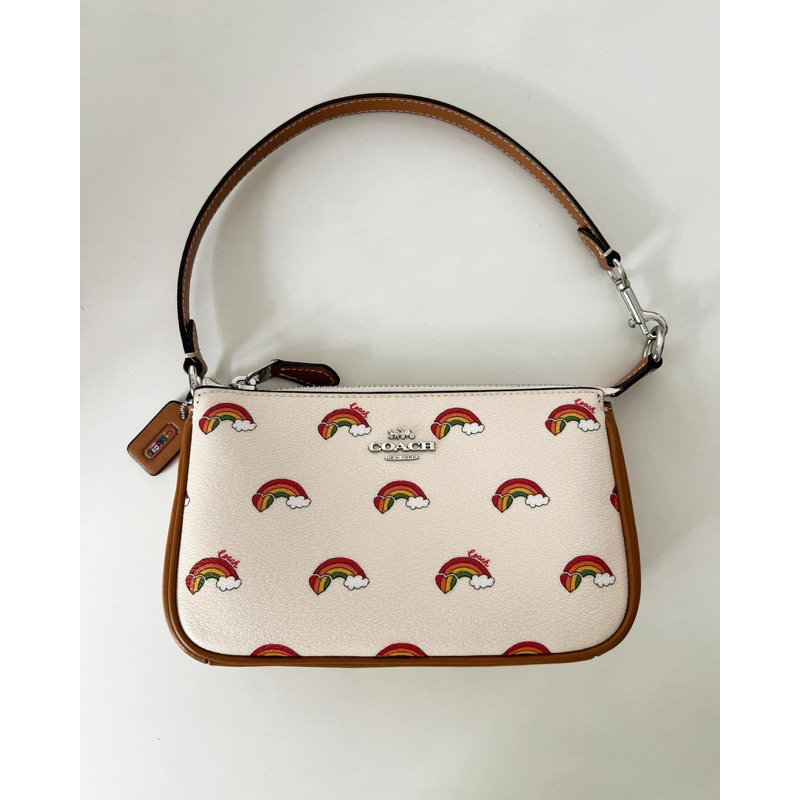 (NEW) Coach Nolita 19 ลายสายรุ้ง