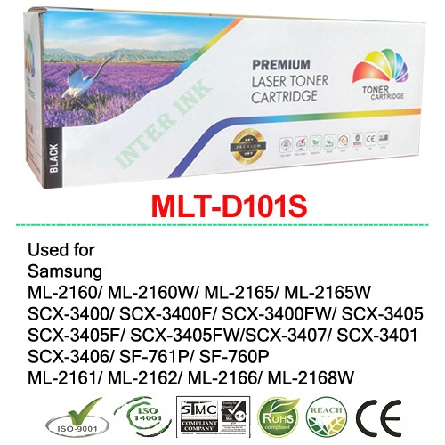 หมึกพิมพ์ Samsung ML-2160 / ML-2165 / ML-2160W / ML-2165W / ML-2168W (Samsung MLT-D101S) สีดำ Compatible
