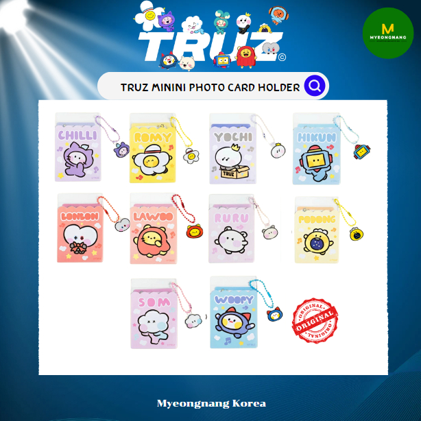 พร้อมส่ง TRUZ minini Photo Card Holder พวงกุญแจใส่การ์ด