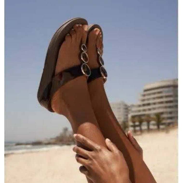 FitFlop Women มี4สี รองเท้าแตะเพื่อสุขภาพเท้า สินค้านำเข้ารับรองพื้นนิ่ม ใส่สวยใส่สบาย พร้มส่งในไทย