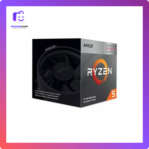 CPU(ซีพียู) AMD Ryzen 5 3400G, wiith Wraith Spire Cooler