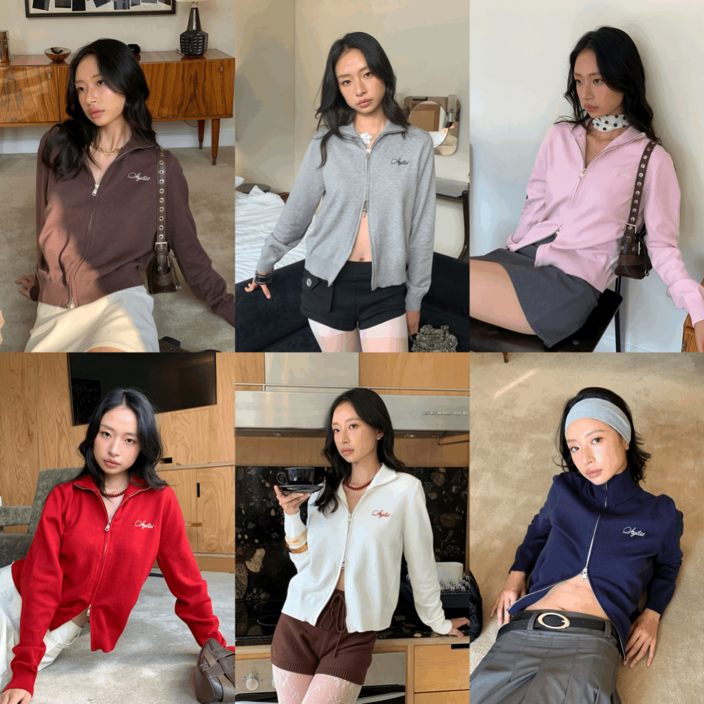 Stylist_shop | Top935 Kenny Zip Knitwear by Stylist