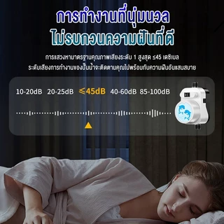 Panson บูสเตอร์ปั๊มสำหรับเครื่องทำน้ำอุ่น บูสเตอร์เพิ่มแรงดันน้ำอ่างล้างจาน บูสเตอร์ท่อน้ำสูง หัวฉีดฝักบัว 24V 150W