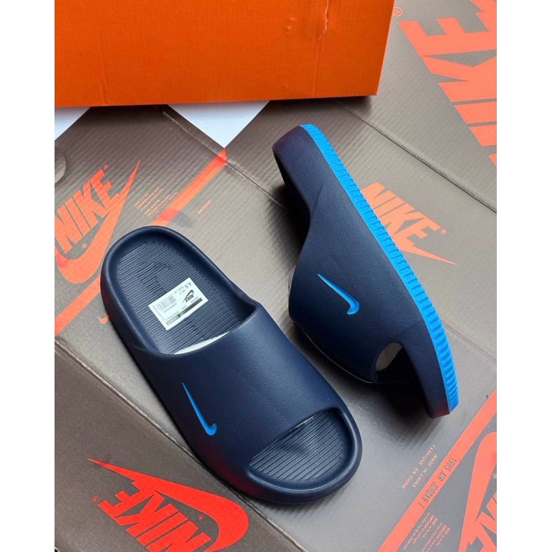 ร้องเทาแตะNikee calm slidesสำหรับผู้หญิง-ผู้ชายนำหนักเบาดีใส่สบายมีเบอร์36…44มีสินค้าพร้อมส่งทุกวัน