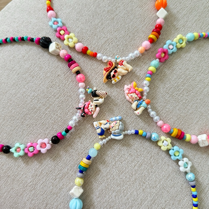 sexy girl collection สร้อยคอลูกปัดสีสดใส (พร้อมส่ง)