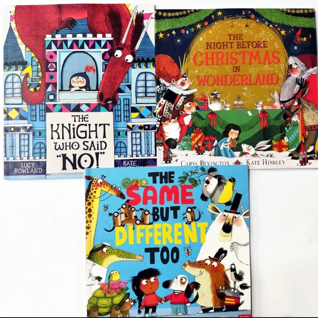 พร้อมส่ง Knight Who Said No,Same But Different,The Christmas- Kate Hindley (ชุด 3 เล่ม) นิทานภาพ children picture book