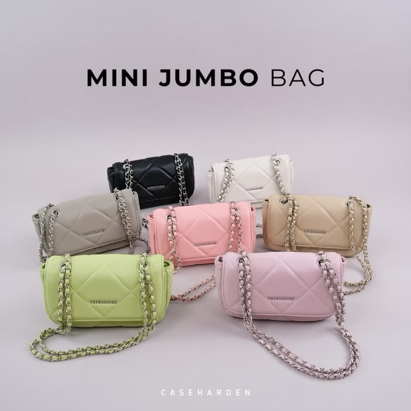 Caseharden : Mini Jumbo Bag กระเป๋าสะพาย ปรับสายได้ 2 ระดับ (สายสะพายยาว86ซม.) [Minibo]