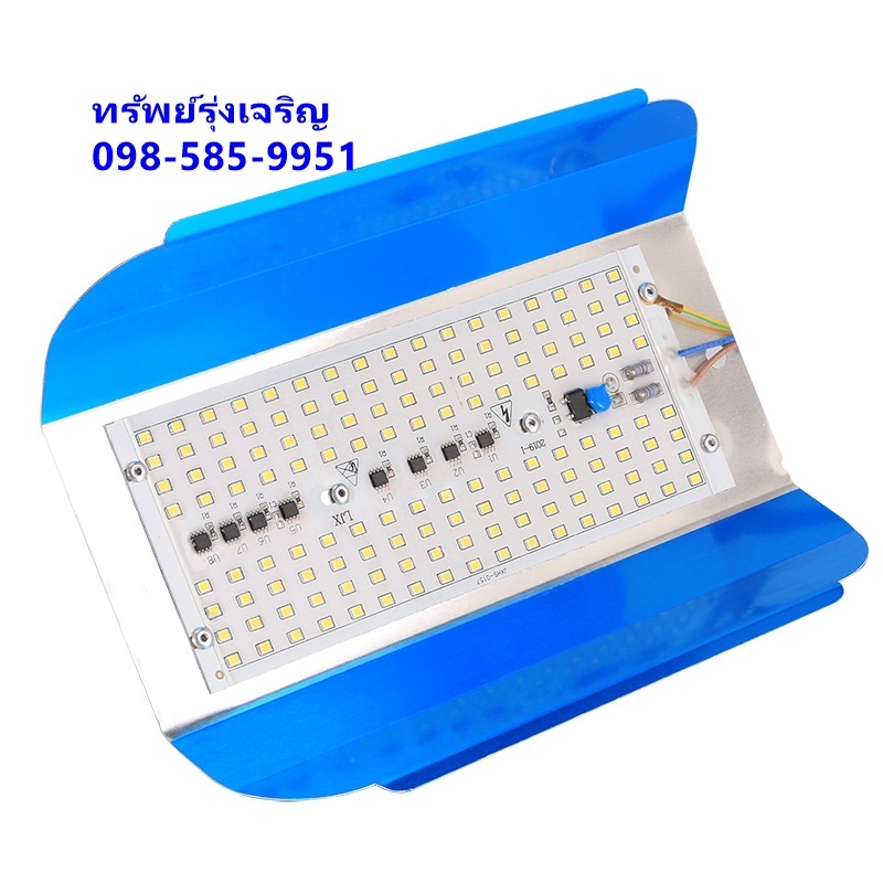 ไฟ LED ไอโอดีนโคมไฟทังสเตนทำงาน50W/100W ไซต์ก่อสร้างฉายแสงได้สว่างมากแสงไฟฉายกลางคืนกันน้ำกลางแจ้งตลาดถนนกลางคืน