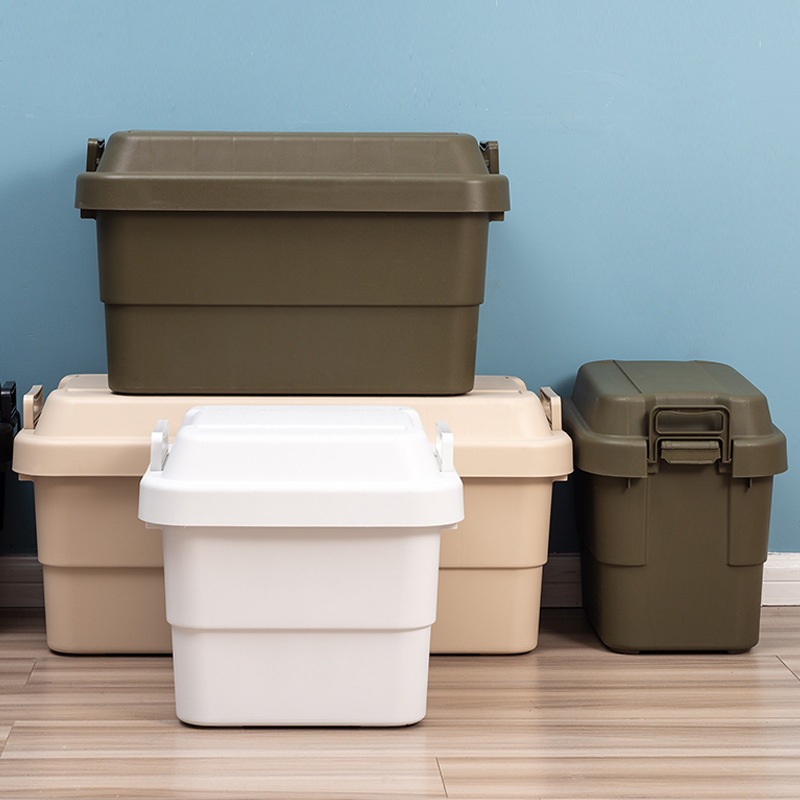 ลังแคมป์ปิ้ง ลัง STACKING CONTAINER ลังแคมป์ปิ้ง ลังeverest กล่องเก็บของ ขนาด 30,50,70L Camping Box