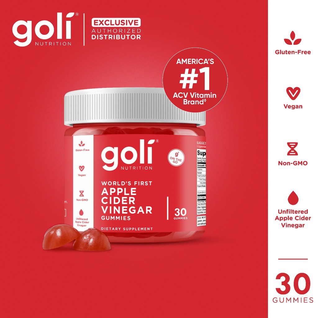 Goli-Apple Cider Vinegar - 30 Gummies
