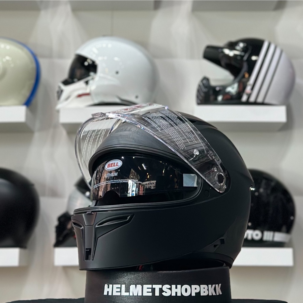 หมวกกันน็อค BELL LITHIUM SOLID MATTE BLACK