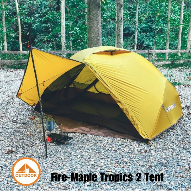 Fire Maple Tropics 2 Tent + Groundsheet เต้นท์พร้อมแผ่นรองพื้นกราวชีทตรงรุ่น