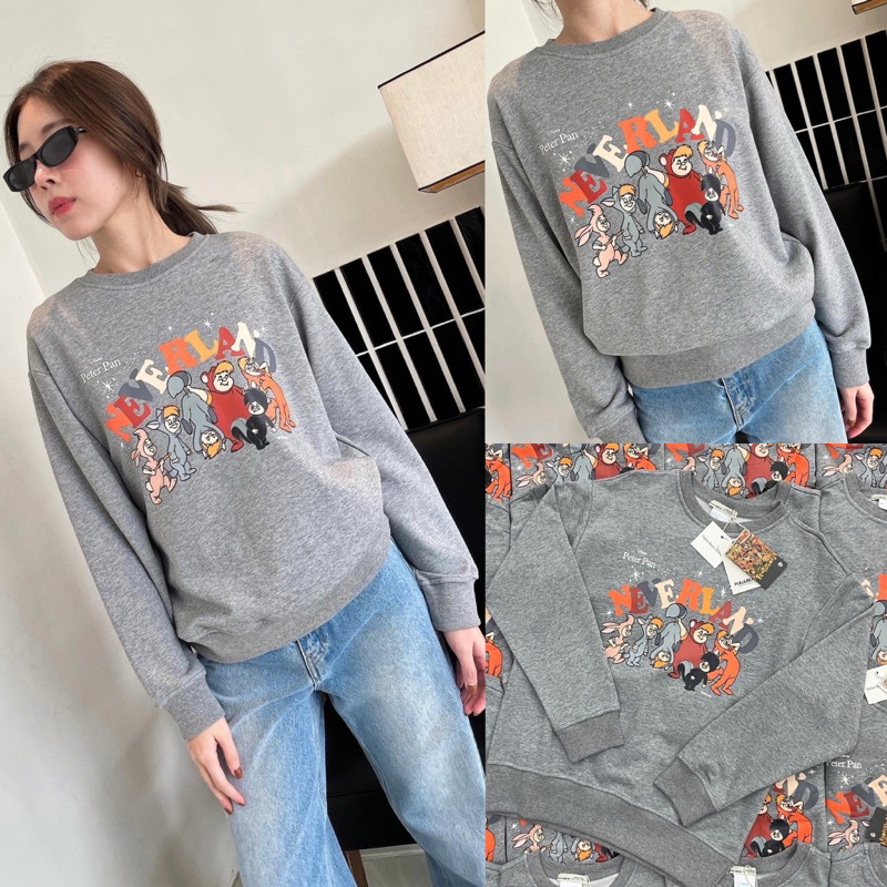PETER PAN SWEATSHIRT เสื้อสเวตเตอร์งานแบรน ดาราเซเลปไอดอลเกาหลี