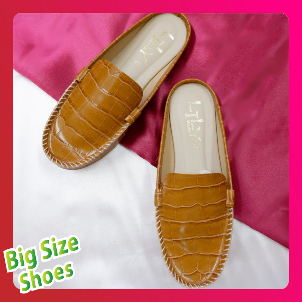 ไซส์ 36 – 45 รองเท้าคัทชู เปิดส้น สวยๆแบบ Sunny Flat เปิดส้น Big Size Shoes ราคา ถูกที่สุด ดีลบีเคเค แกลเลอรีภาพที่ 4
