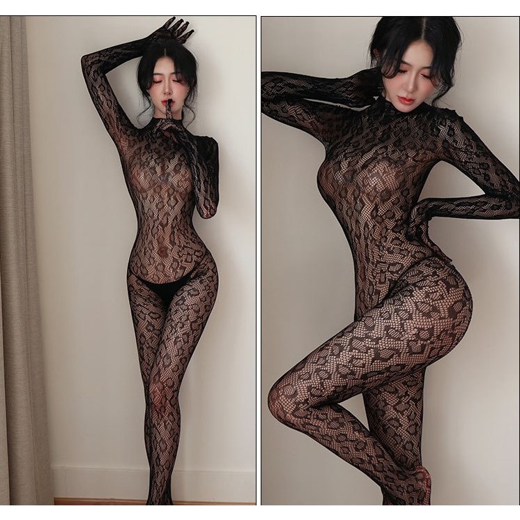 บอดี้สูทเซ็กซี่ รัดรูป ชุดนอนไม่ได้นอน พร้อมส่งในไทย [B-0060] รูปที่ 4