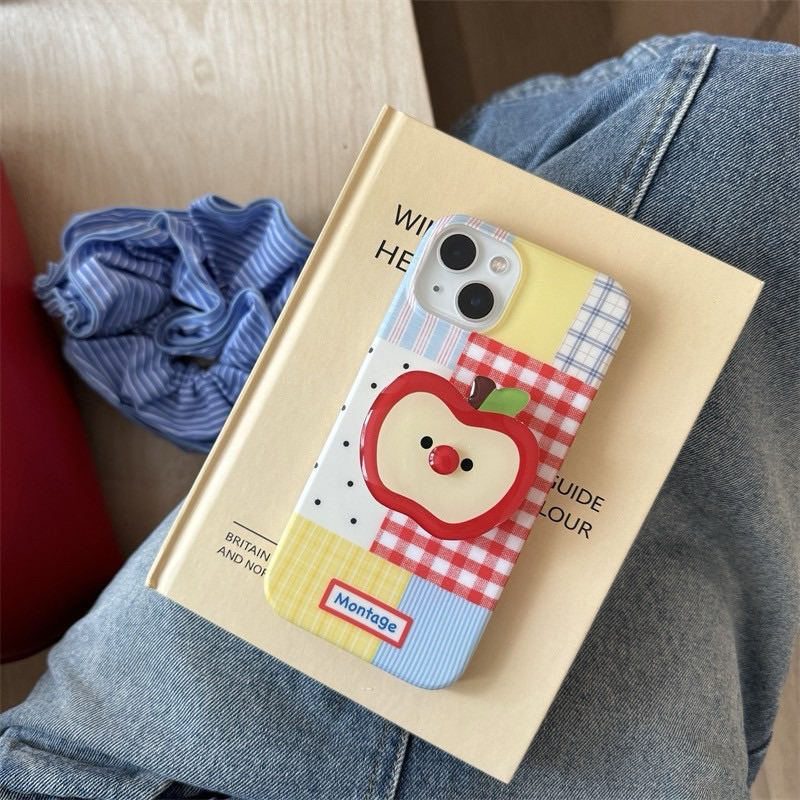(มี16)เคส สำหรับ ไอโฟน สินค้าพร้อมส่งจากไทย สำหรับ Iphone ชื่อแอปเปิ้ลmontage รหัสTPU-R1852