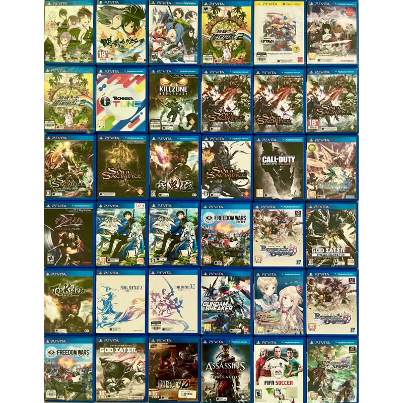 แผ่นเกม Ps Vita มือหนึ่ง/มือสอง (1) / final fantasy / ninja gaiden / persona 4 / hot shots golf / te