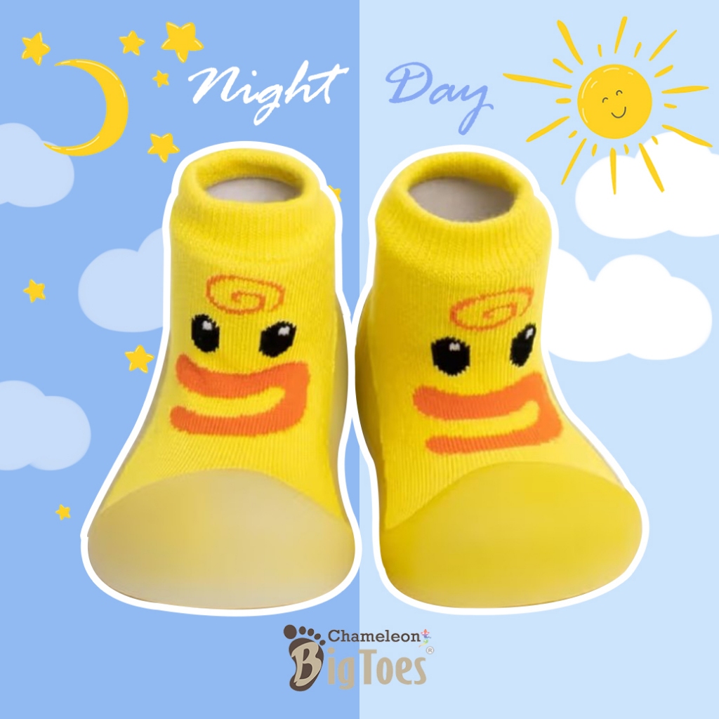 Outlet SALE Chameleon Bigtoes Size 12.5cm รองเท้าหัดเดิน เปลี่ยนสีได้ (แพ็คเกจถุง) รองเท้าเด็กหัดเดิน