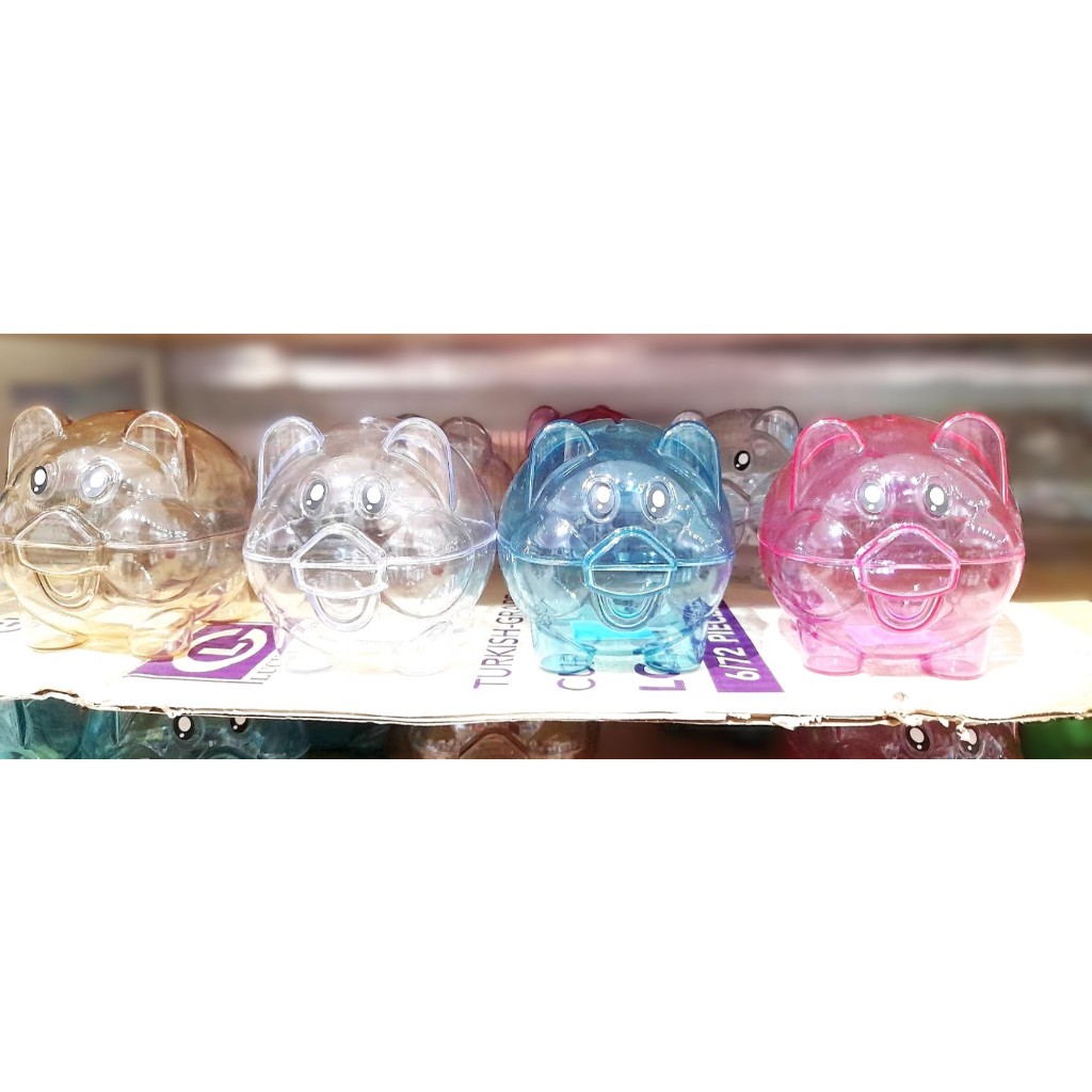 กระปุกออมสิน หมู แบบใส 🐷💰